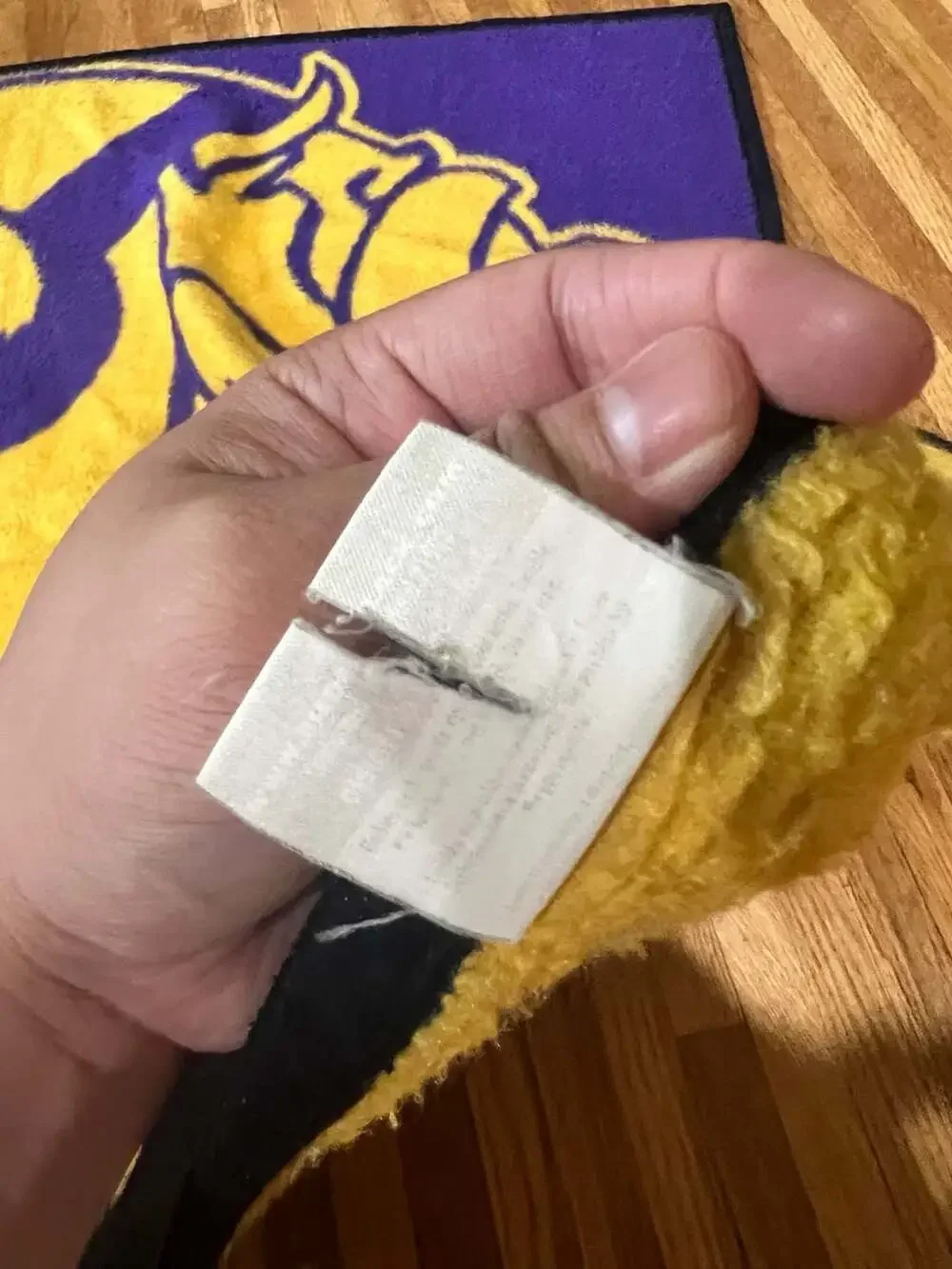 Vintage Biederlack Minnesota Vikings NFL Fleece towel